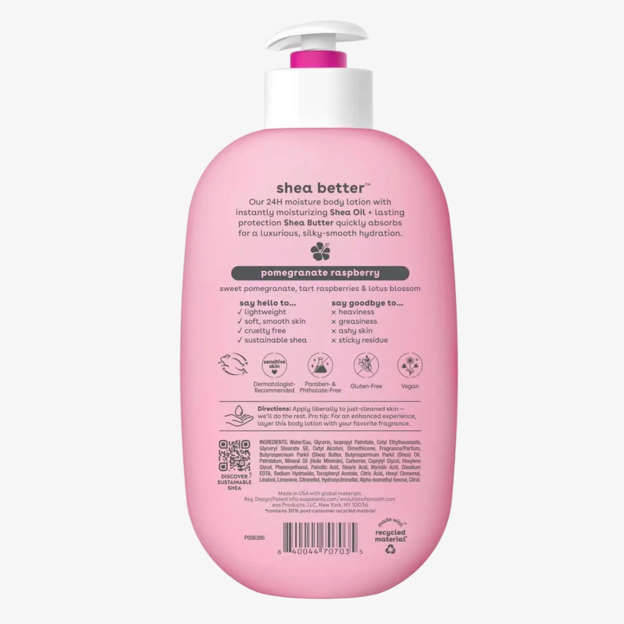 EOS Shea Better Body Lotion Pomegranate Raspberry